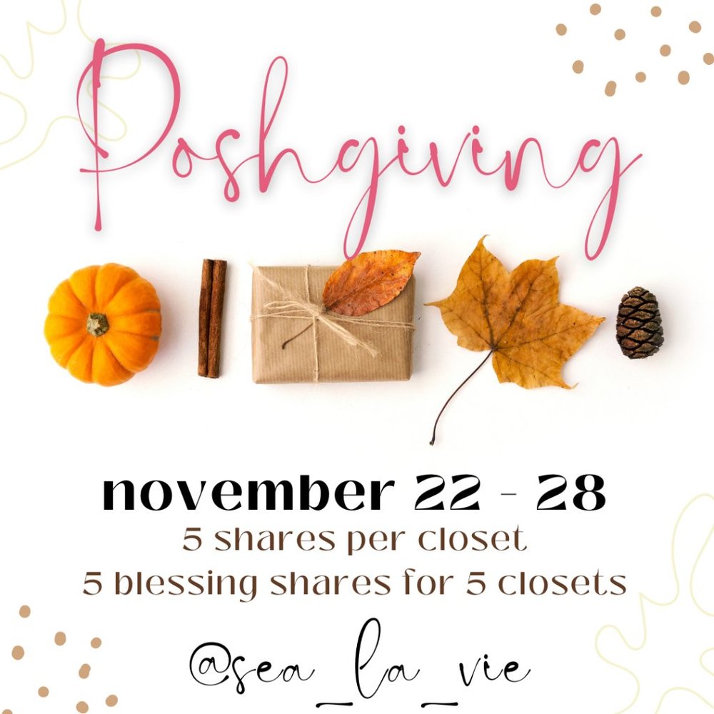 POSHGIVING CLOSED FOR SIGN-UP! Final Roster Will Be Posted Shortly! ♥ - Picture 1 of 8
